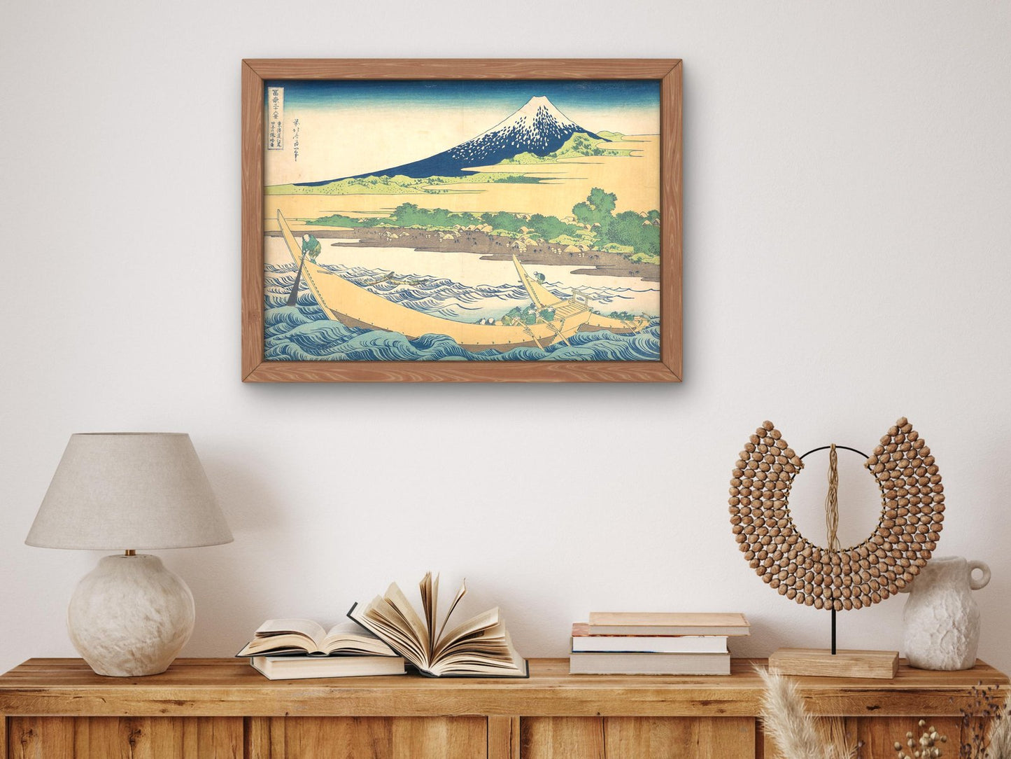 Tago Bay near Ejiri on the Tokaido by Hokusai, 1832, Japanese Woodblock Prints, fine art print