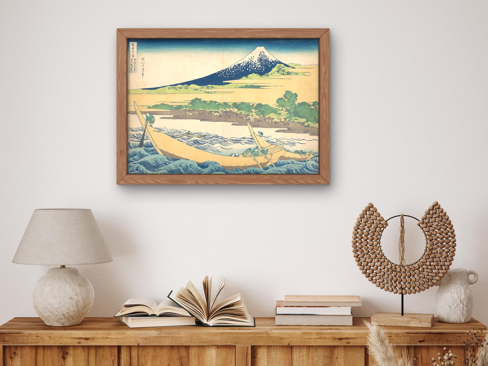 Tago Bay near Ejiri on the Tokaido by Hokusai, 1832, Japanese Woodblock Prints, fine art print