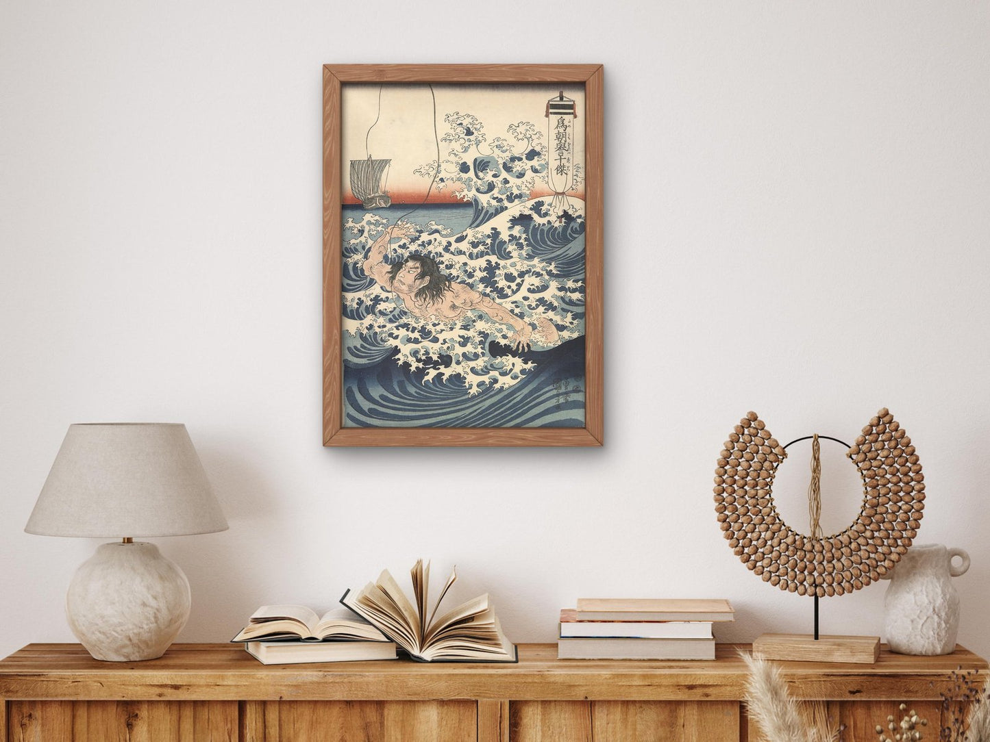 Tametomo's Ten Heroic Deeds by Utagawa Kuniyoshi, 1847, Japanese Woodblock Prints, fine art print