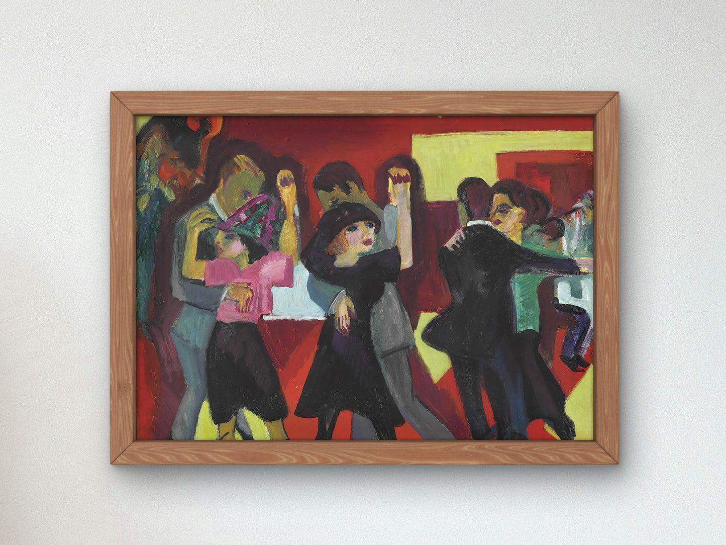 Tangotee by Ernst Ludwig Kirchner, 1927, Expressionism and Fauvism, fine art print