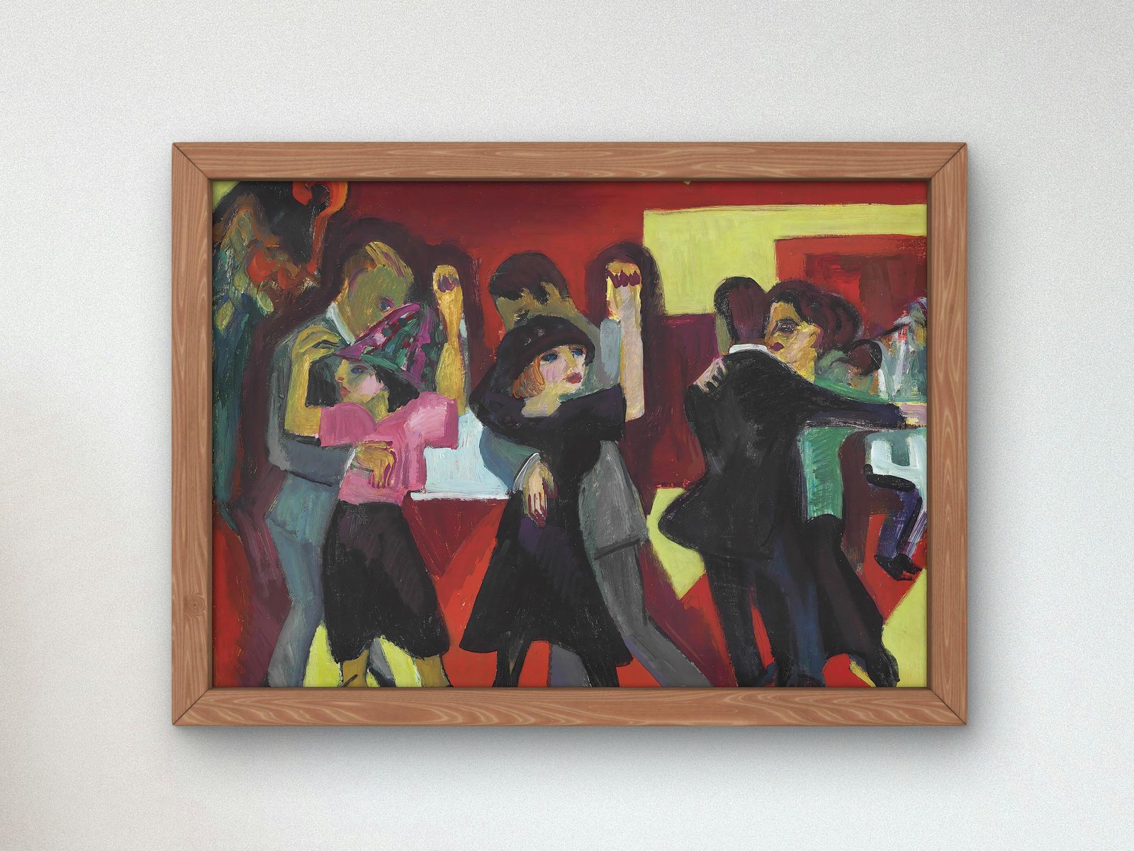 Tangotee by Ernst Ludwig Kirchner, 1927, Expressionism and Fauvism, fine art print