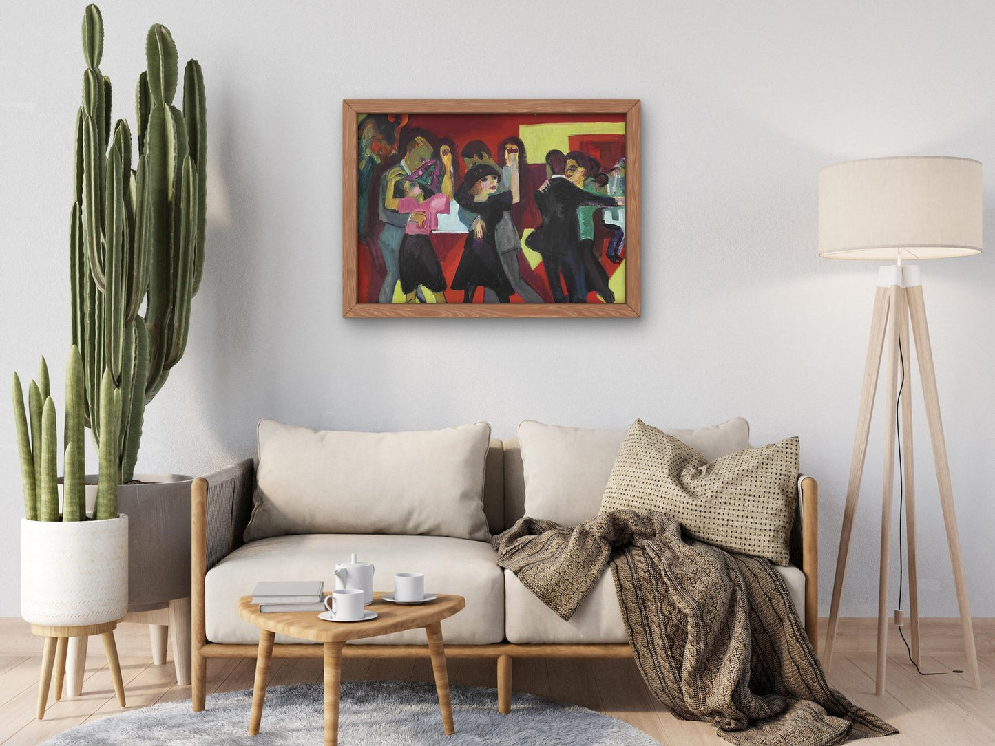 Tangotee by Ernst Ludwig Kirchner, 1927, Expressionism and Fauvism, fine art print
