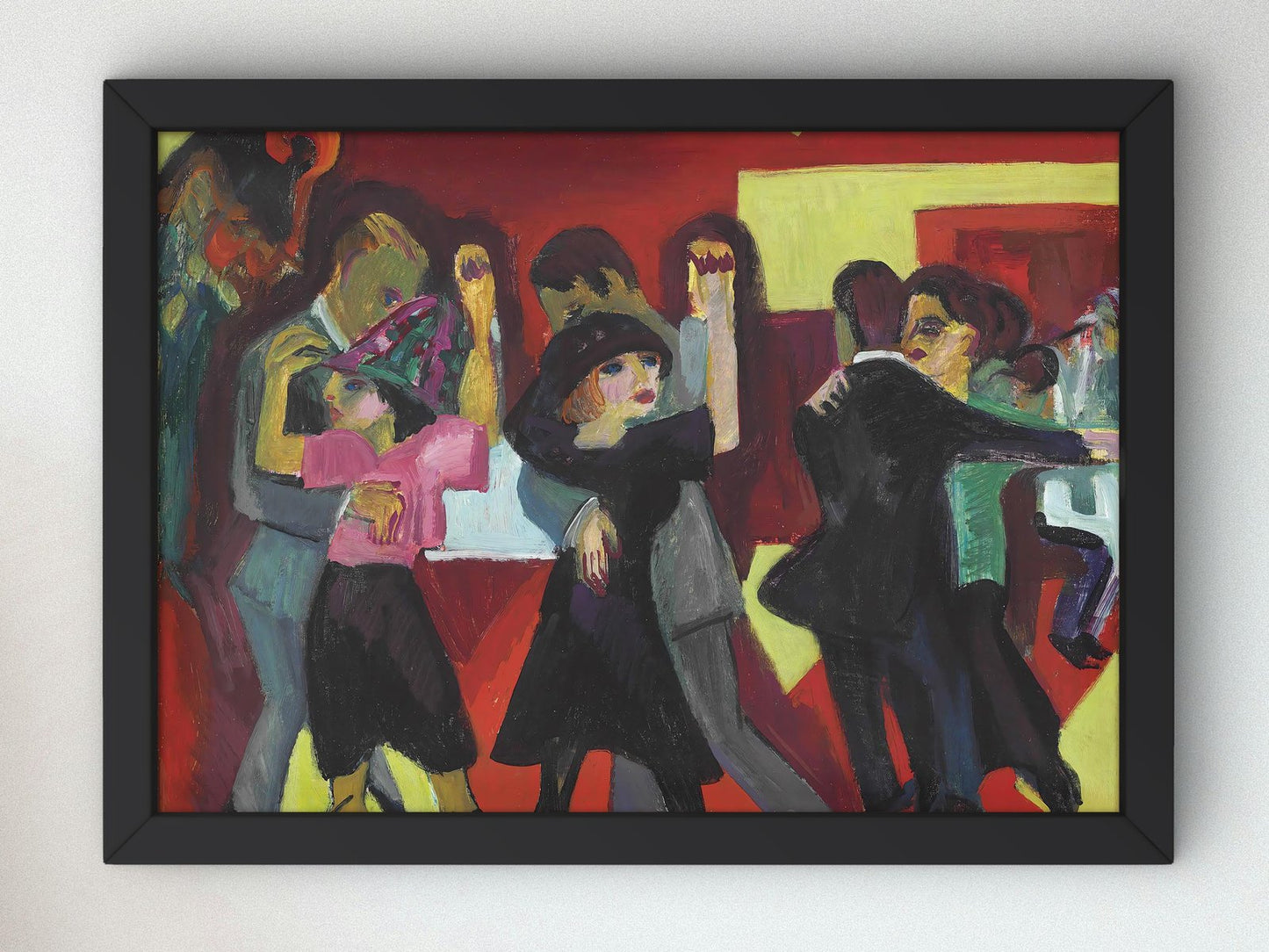 Tangotee by Ernst Ludwig Kirchner, 1927, Expressionism and Fauvism, fine art print
