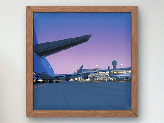Taxiway by Hiroshi Nagai, 1980, Vintage Ads and Posters, fine art print