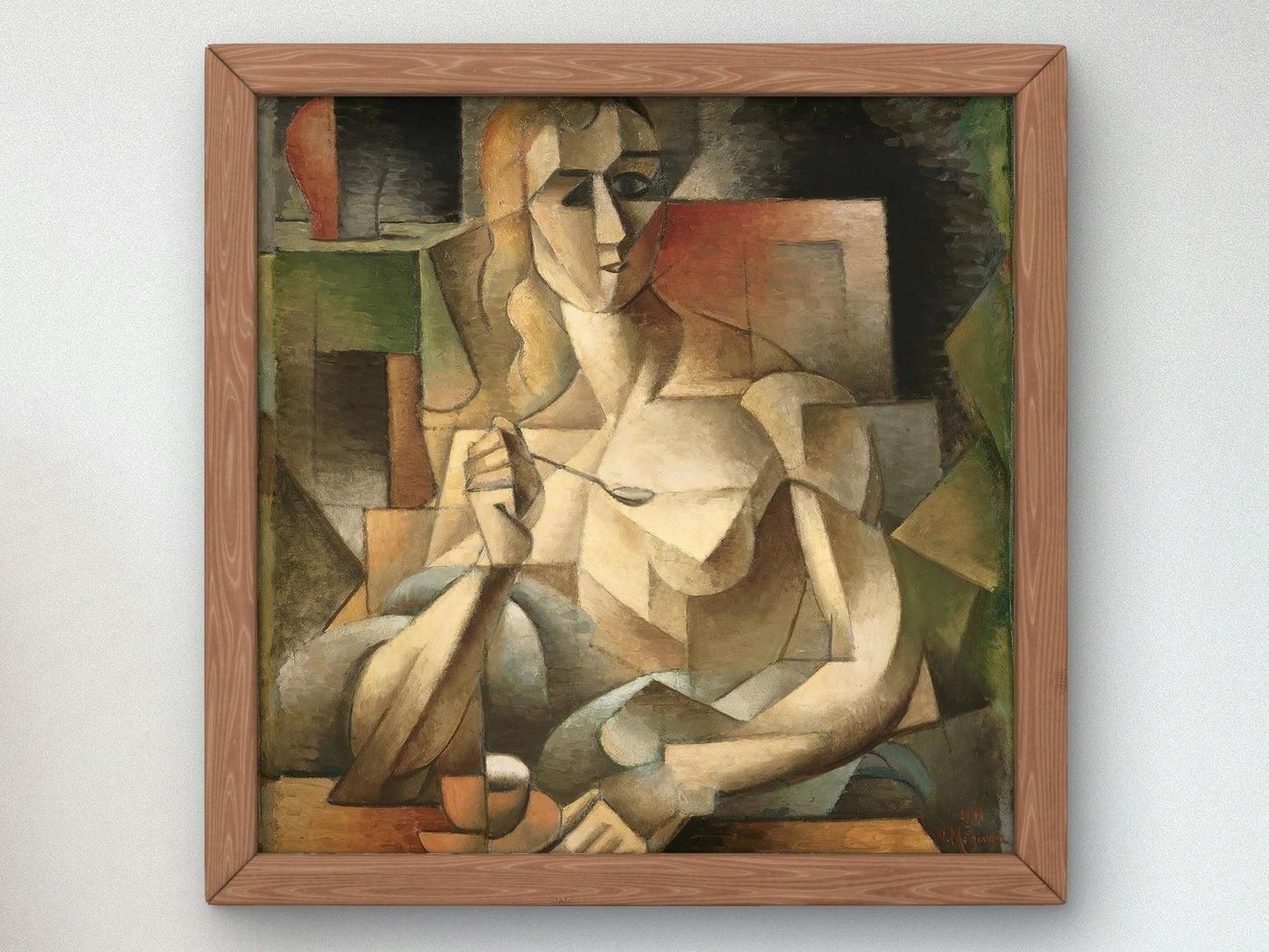 Tea Time by Jean Metzinger, 1911, Cubism and Abstract Art, fine art print