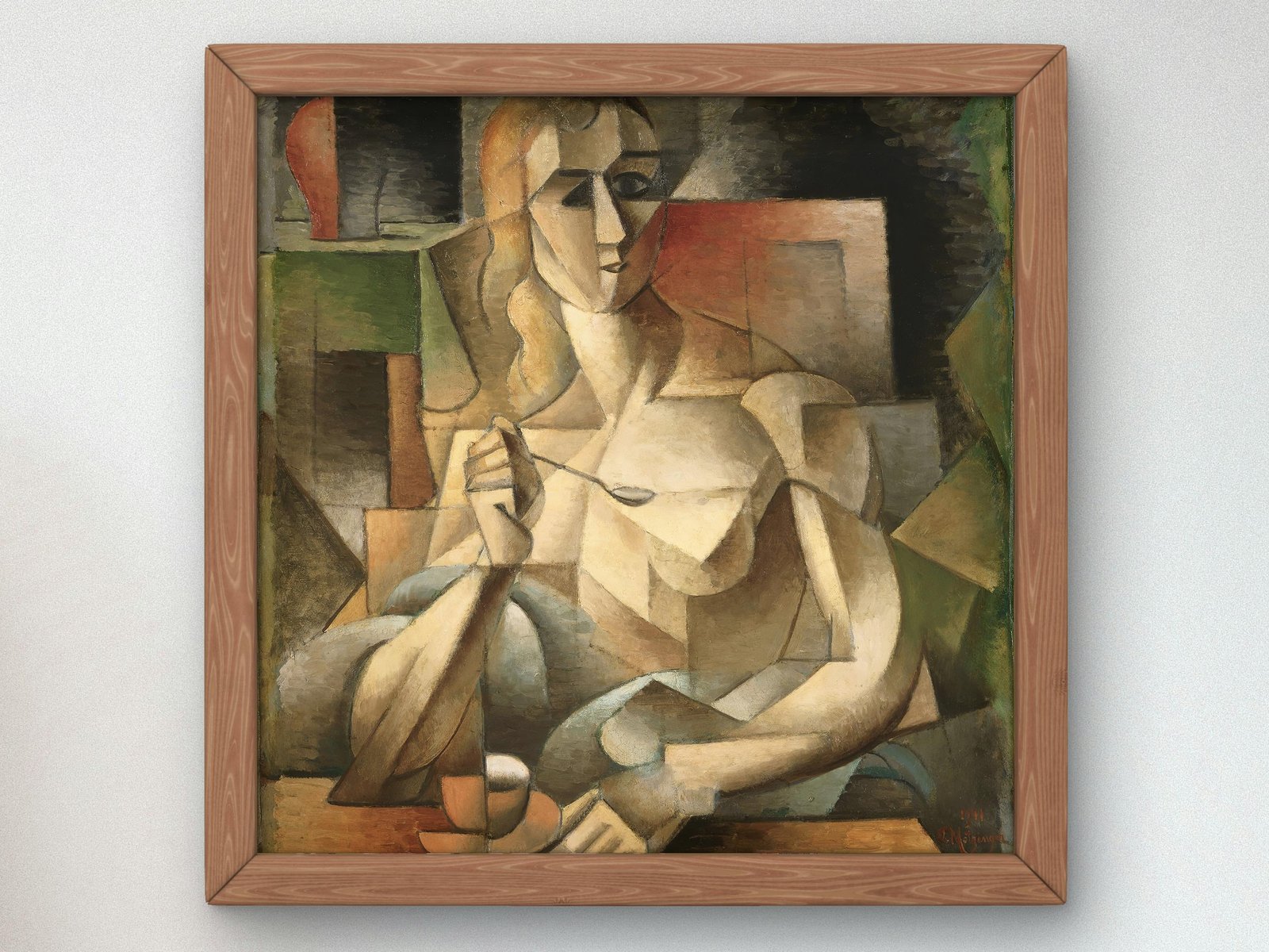 Tea Time by Jean Metzinger, 1911, Cubism and Abstract Art, fine art print