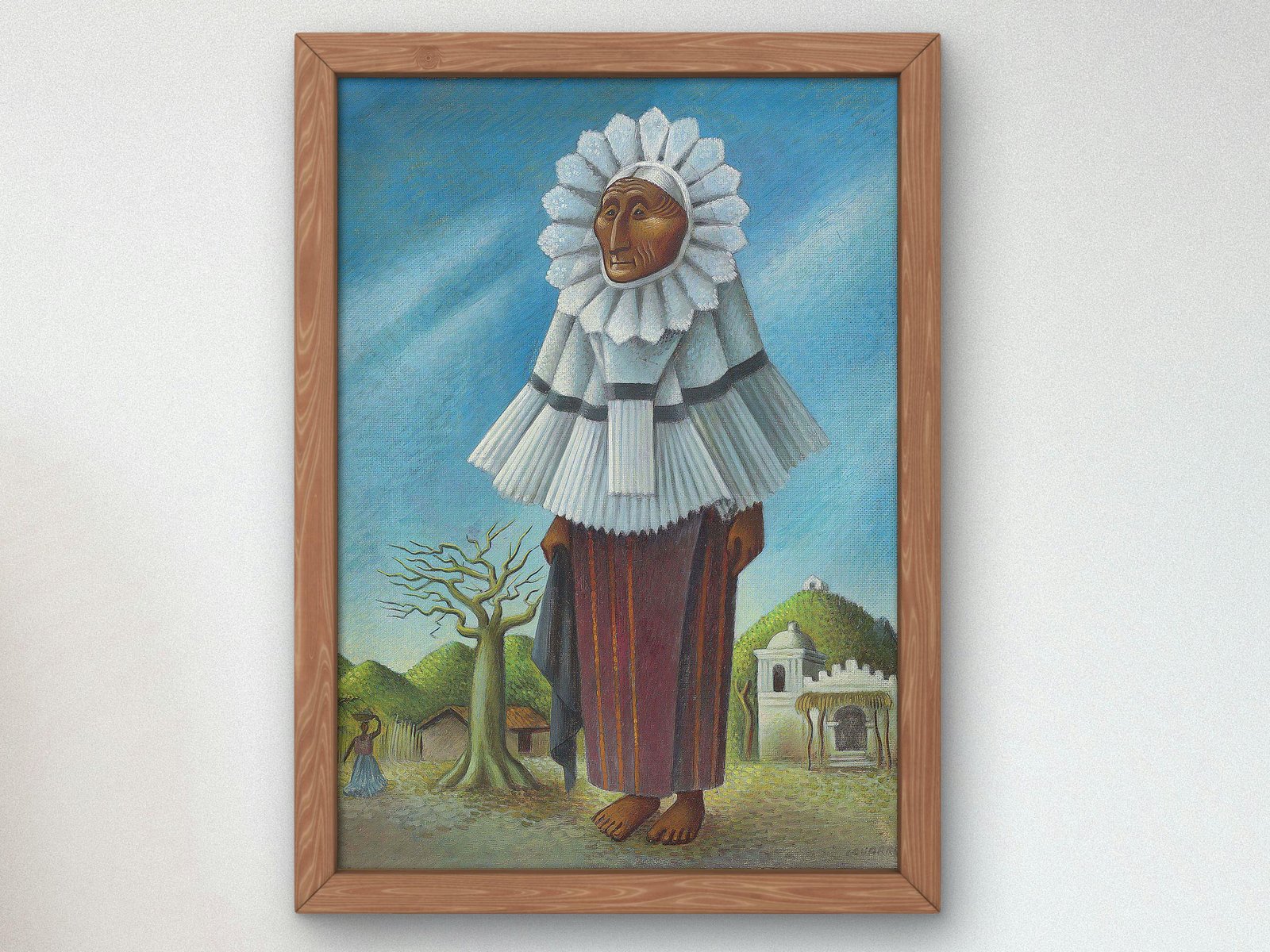 Tehuantepec Woman by Miguel Covarrubias, 1945, Art Deco and American Modernism, fine art print