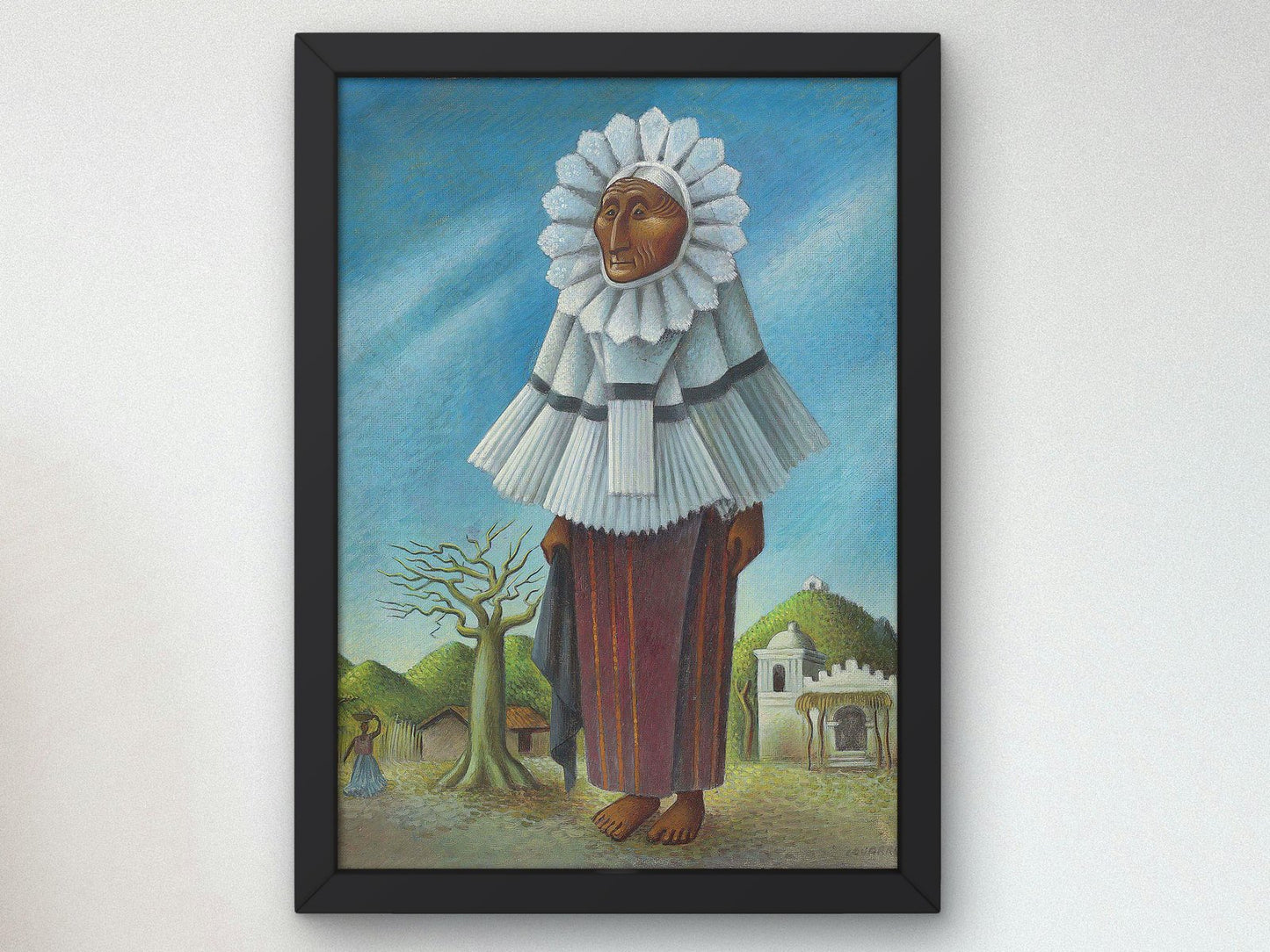 Tehuantepec Woman by Miguel Covarrubias, 1945, Art Deco and American Modernism, fine art print
