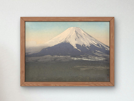 Ten Views of Fuji Yoshida Mura by Hiroshi Yoshida, 1926, Japanese Woodblock Prints, fine art print