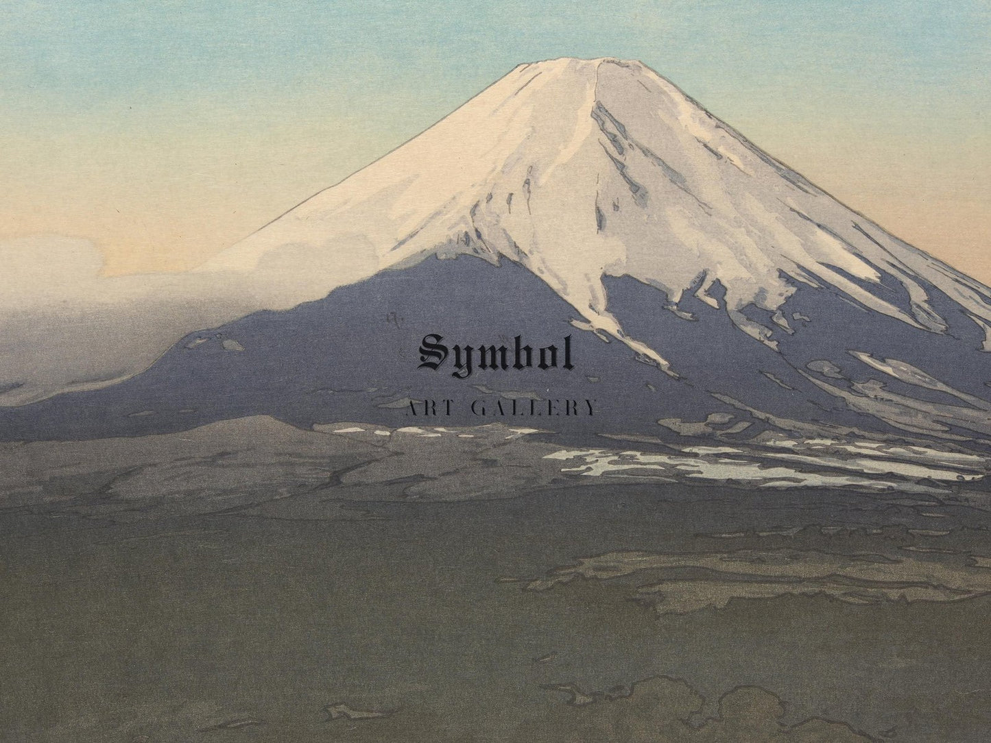 Ten Views of Fuji Yoshida Mura by Hiroshi Yoshida, 1926, Japanese Woodblock Prints, fine art print