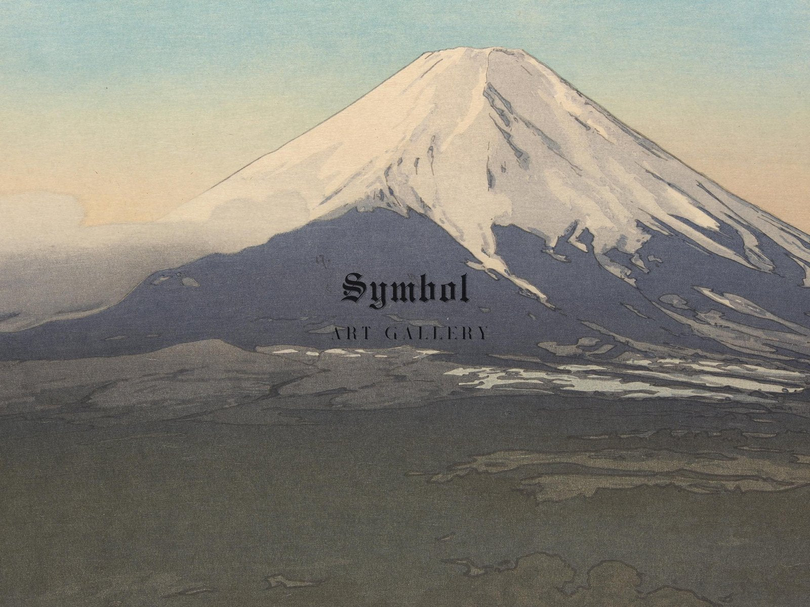 Ten Views of Fuji Yoshida Mura by Hiroshi Yoshida, 1926, Japanese Woodblock Prints, fine art print