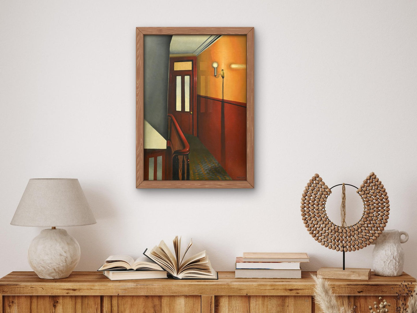 Tenement Hallway by Charles Goeller, 1941, Art Deco and American Modernism, fine art print