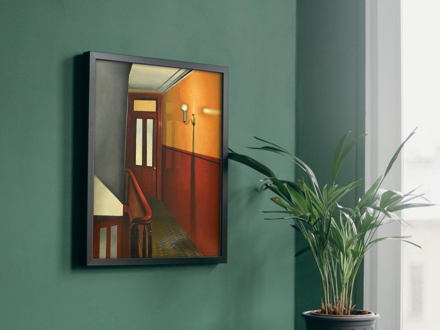 Tenement Hallway by Charles Goeller, 1941, Art Deco and American Modernism, fine art print