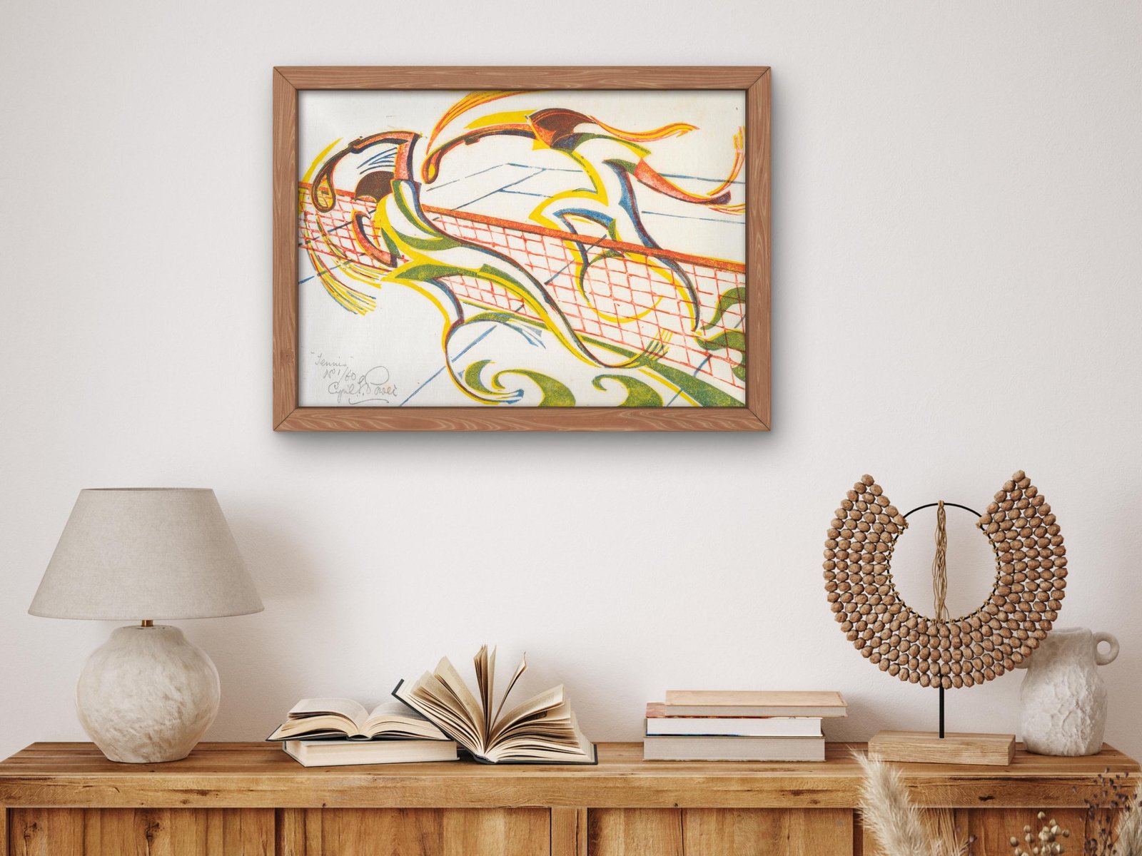 Tennis by Cyril Power, 1933, Art Deco and American Modernism, fine art print