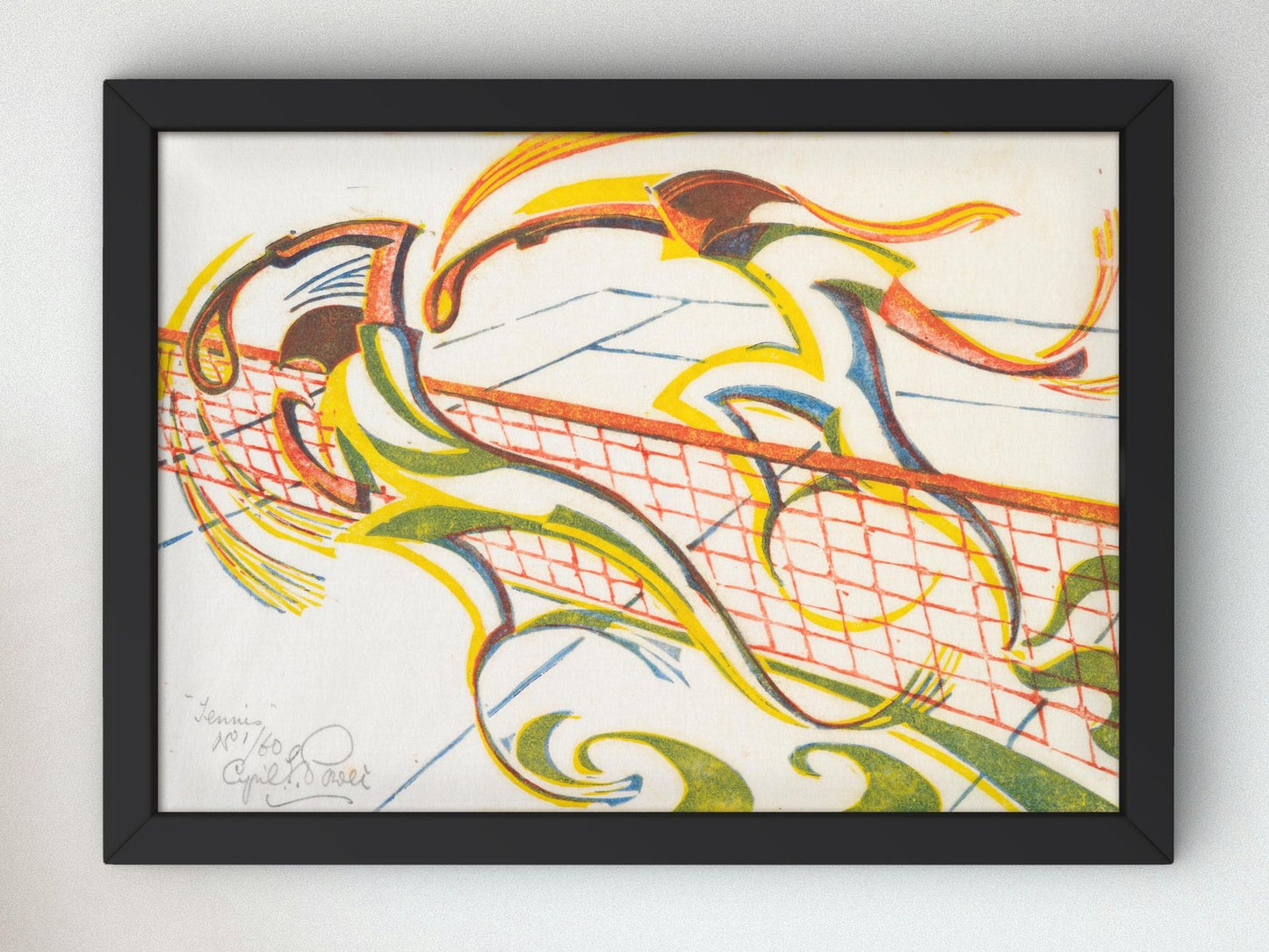 Tennis by Cyril Power, 1933, Art Deco and American Modernism, fine art print