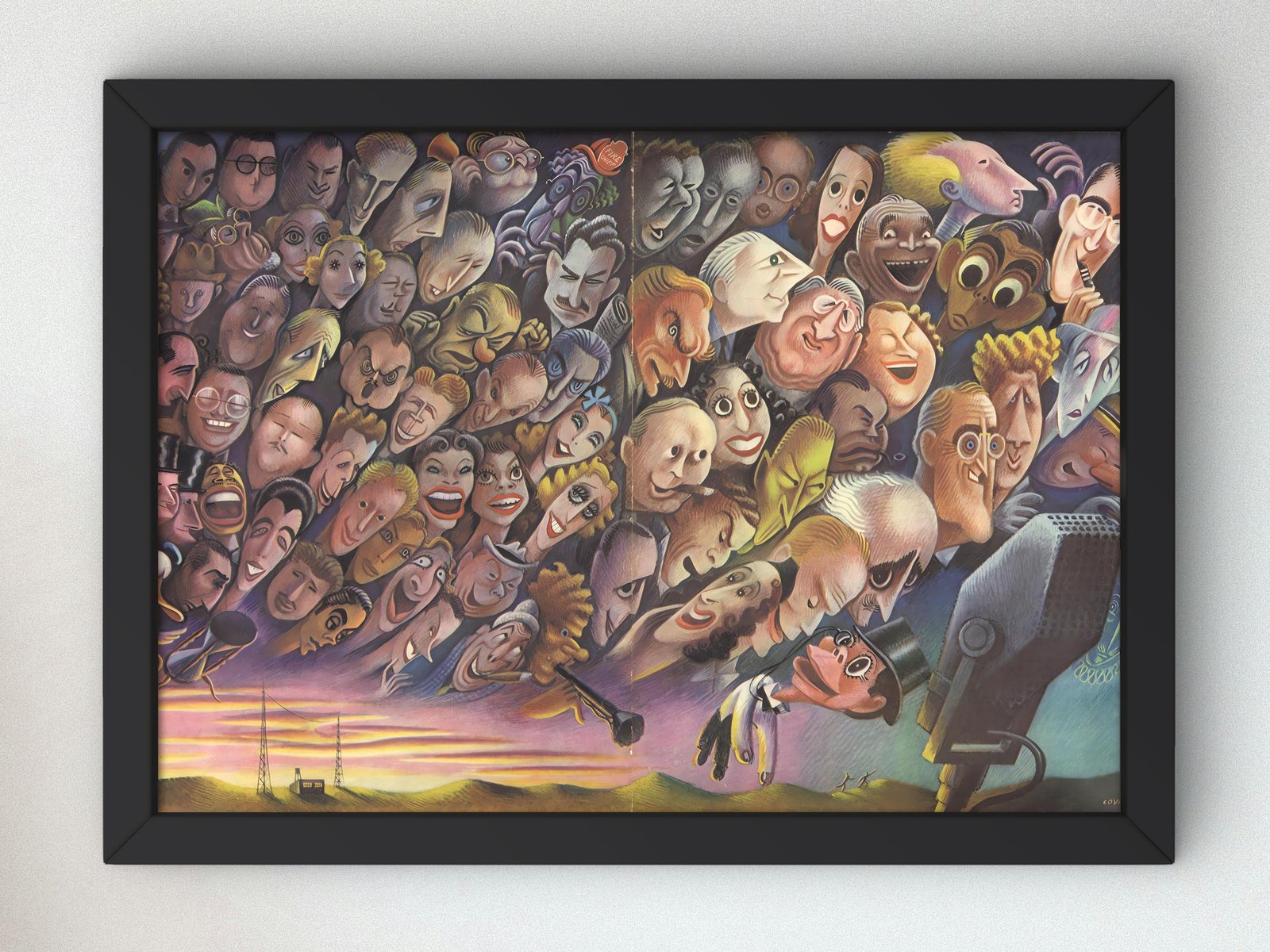That Evening Sun Goes Down by Miguel Covarrubias, 1938, Art Deco and American Modernism, fine art print