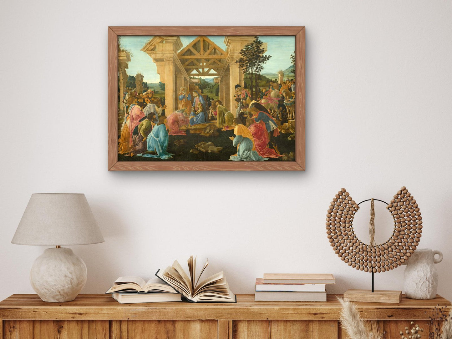 The Adoration of the Magi by Sandro Botticelli, 1478, Renaissance, fine art print