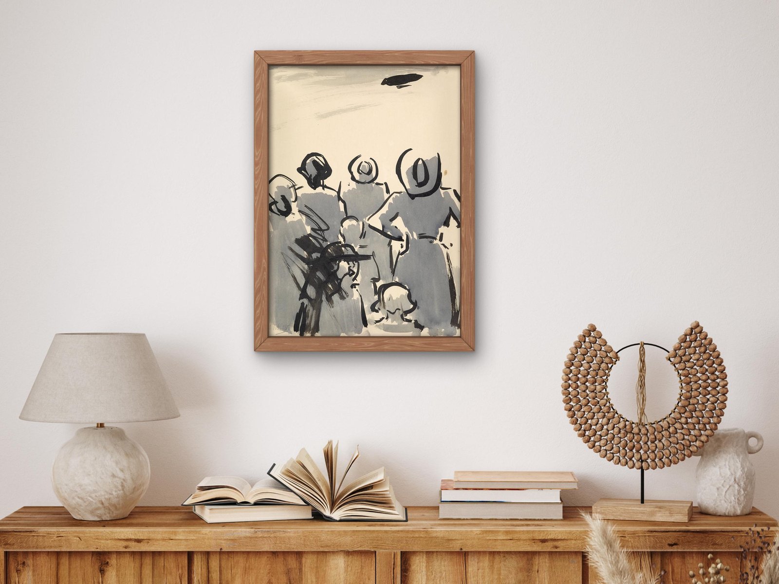 The Air Ship by Francis Cadell, 1915, Art Deco and American Modernism, fine art print
