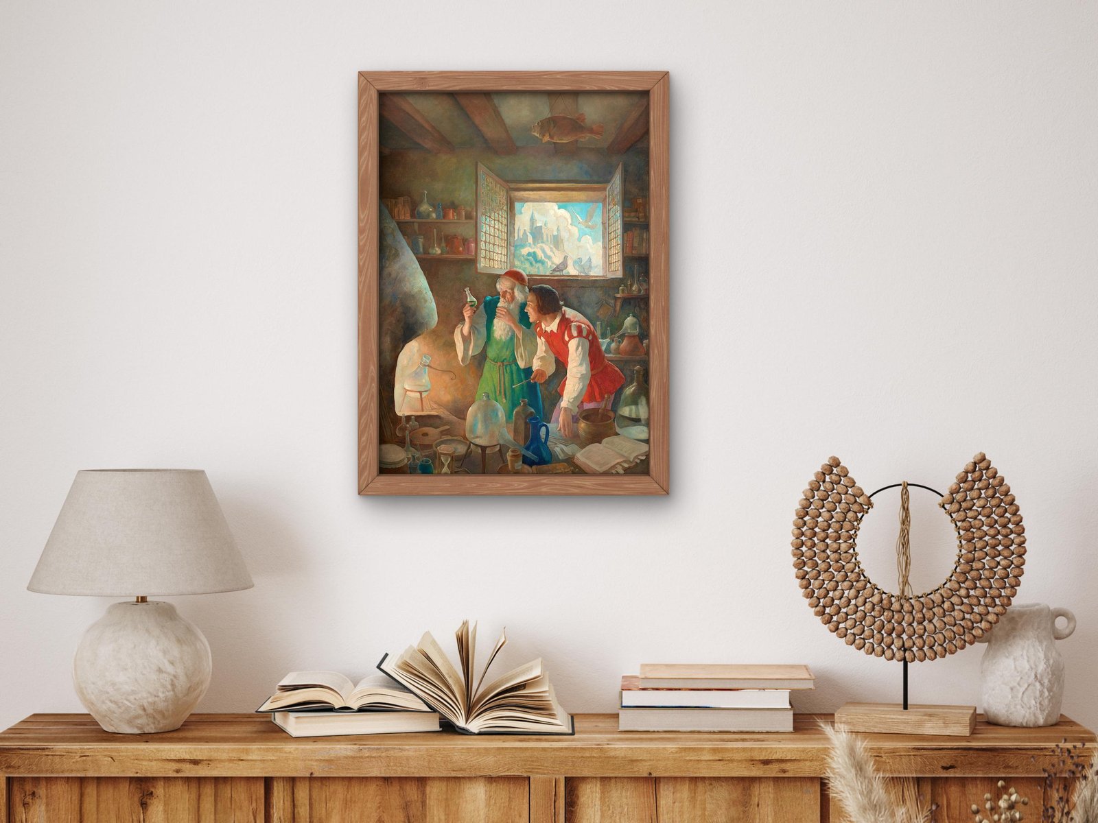 The Alchemist by N.C. Wyeth, 1937, Realism and Naturalism, fine art print