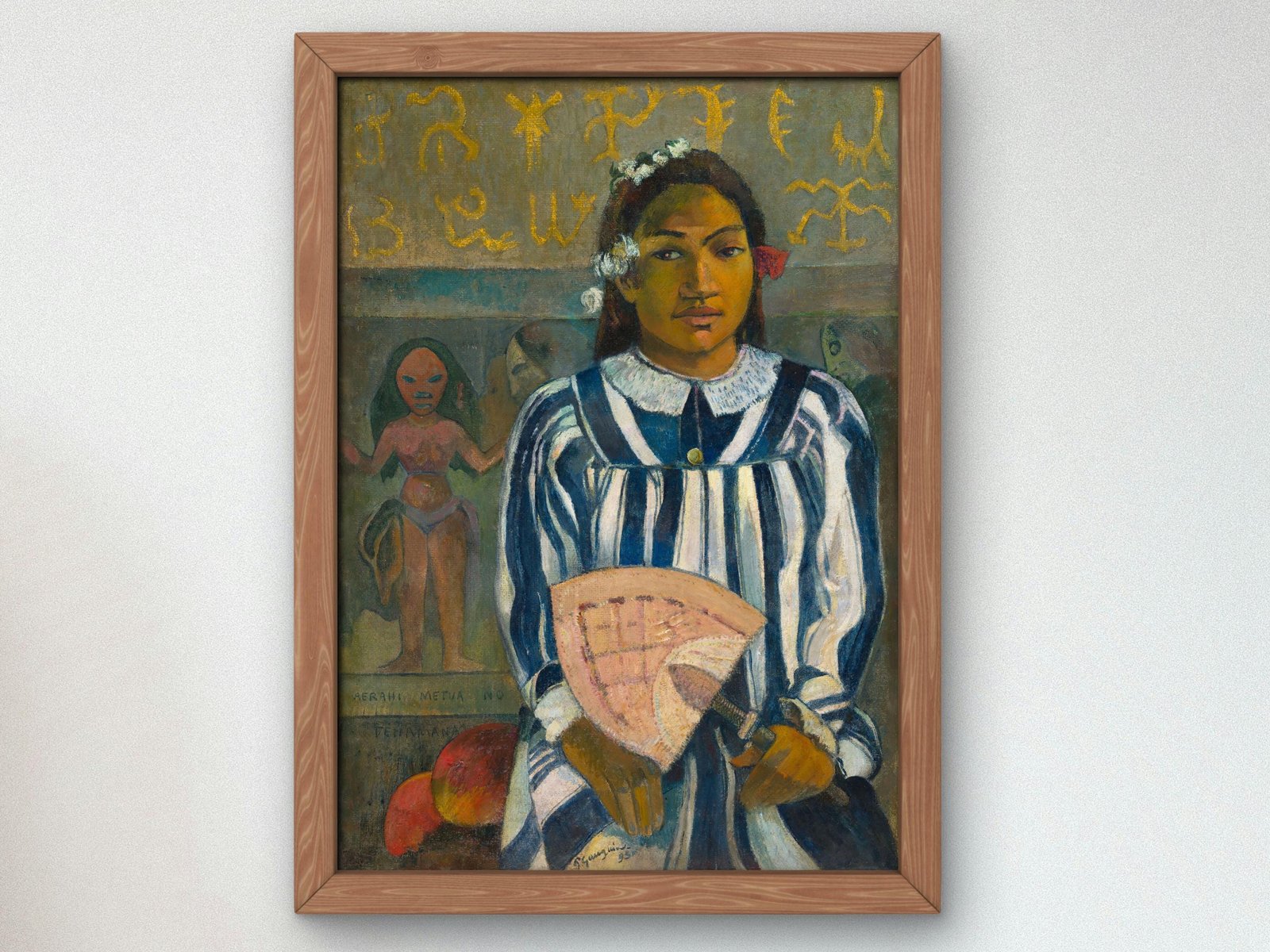 The Ancestors of Tehamana by Paul Gauguin, 1893, Post-Impressionism, fine art print