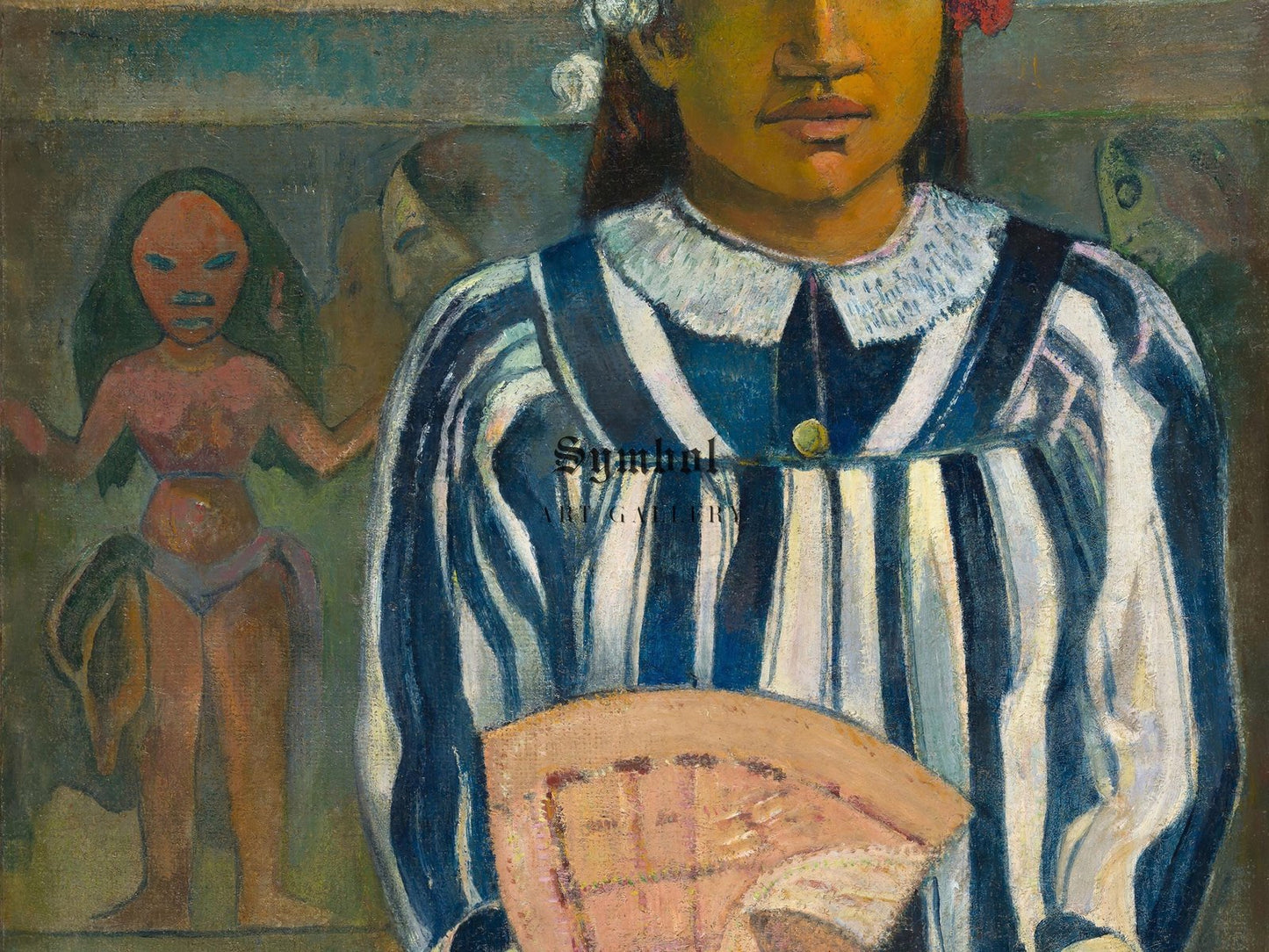 The Ancestors of Tehamana by Paul Gauguin, 1893, Post-Impressionism, fine art print