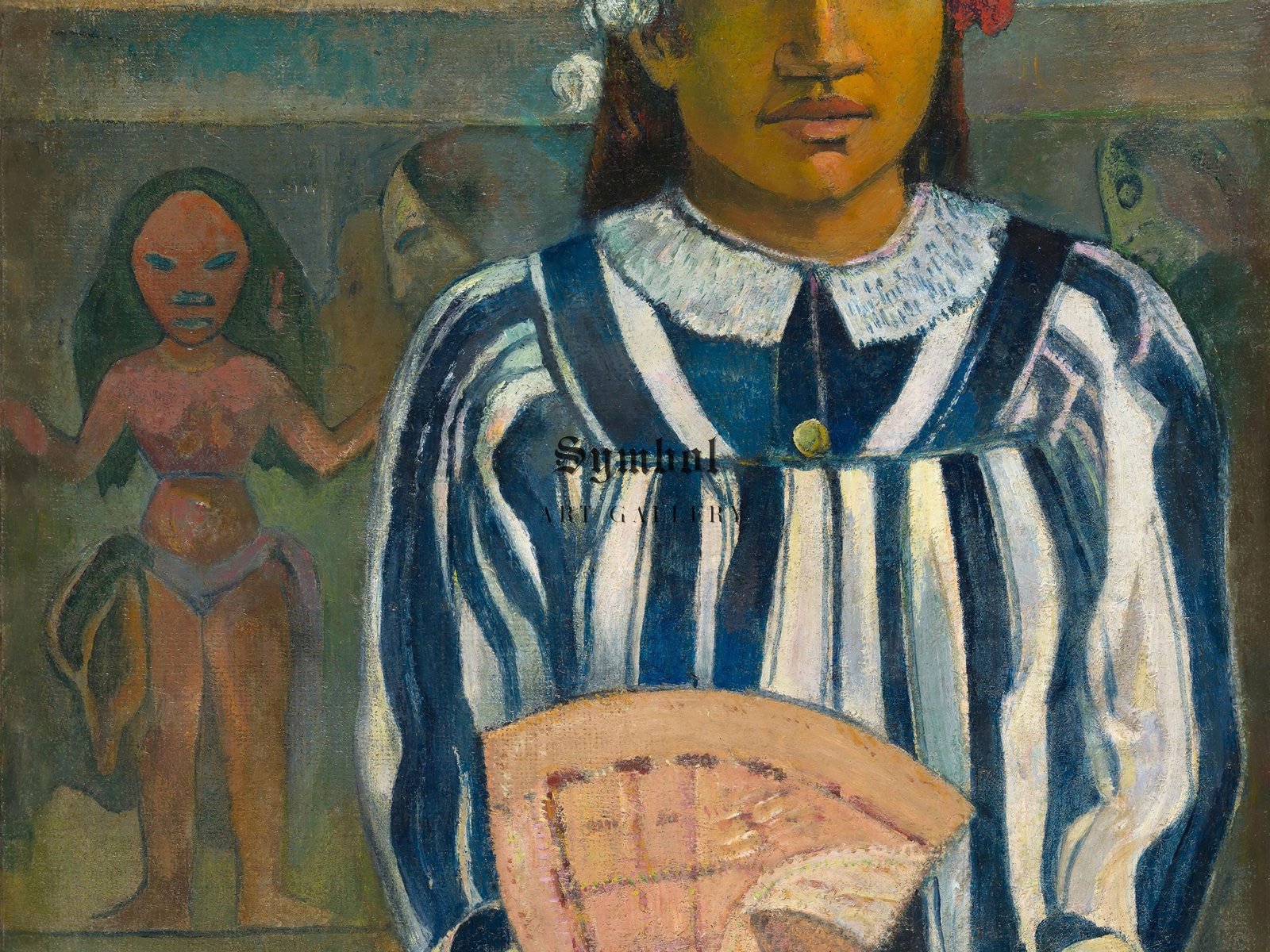 The Ancestors of Tehamana by Paul Gauguin, 1893, Post-Impressionism, fine art print