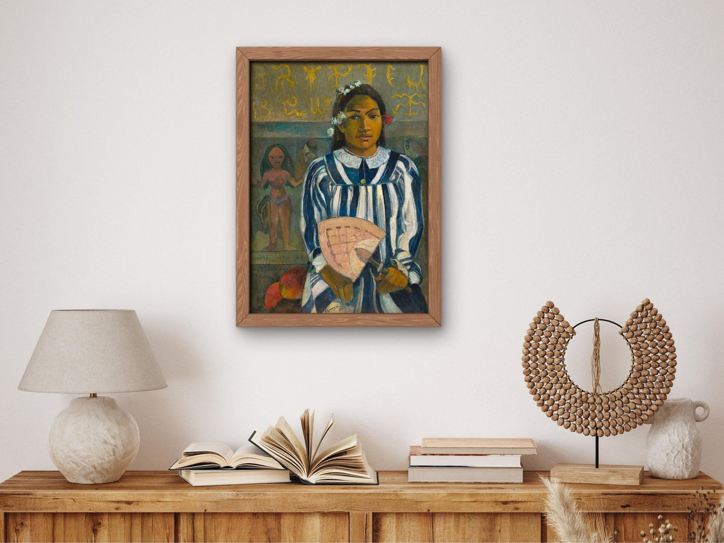 The Ancestors of Tehamana by Paul Gauguin, 1893, Post-Impressionism, fine art print