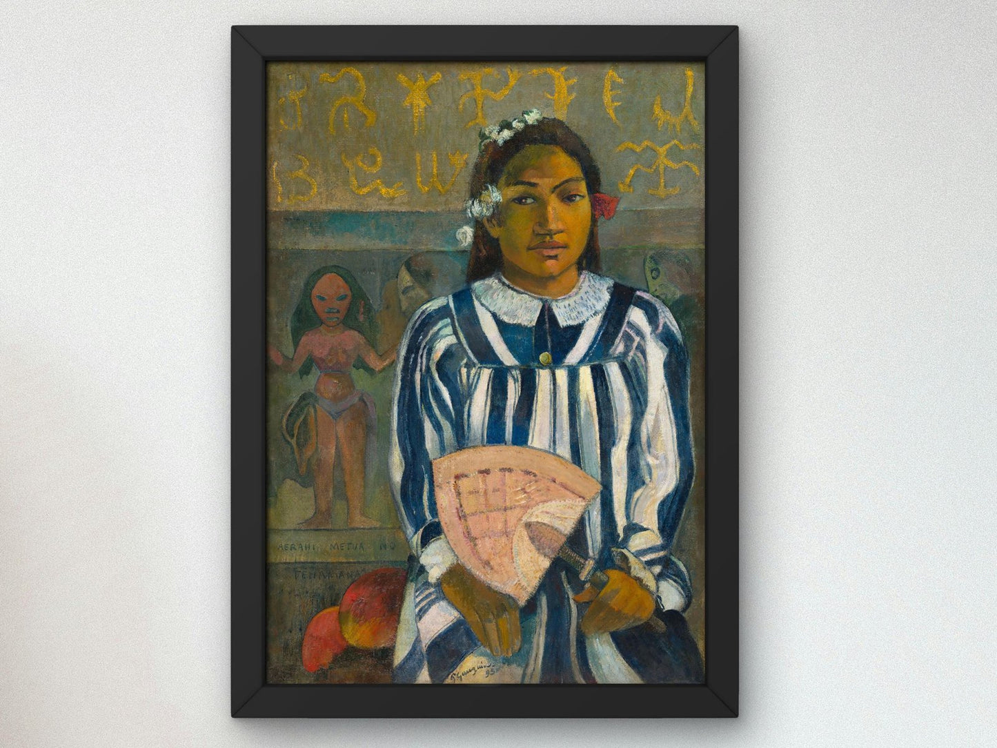 The Ancestors of Tehamana by Paul Gauguin, 1893, Post-Impressionism, fine art print