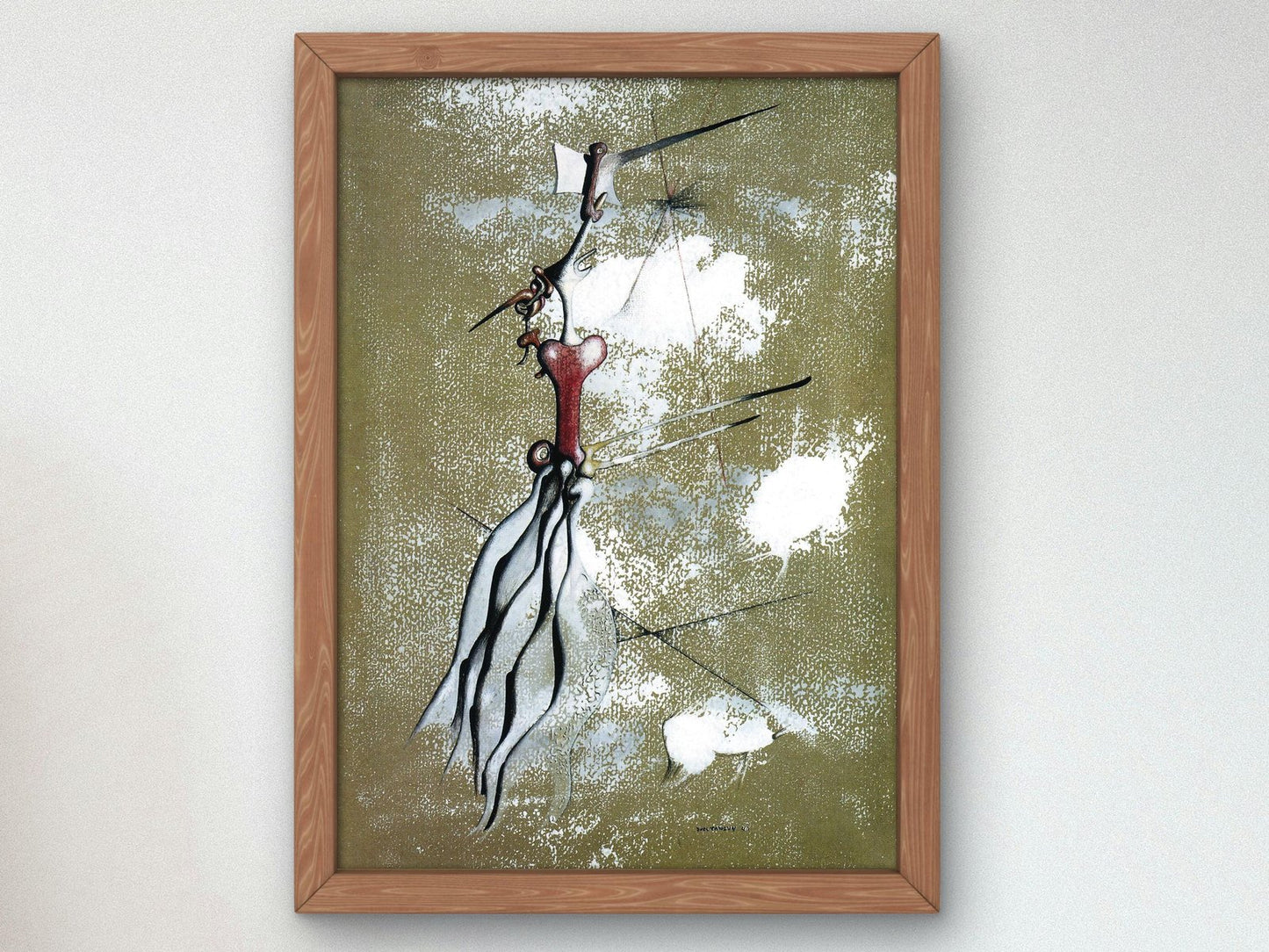 The Angel of Earth and Home by Yves Tanguy, 1943, Surrealism and Modern Art, fine art print