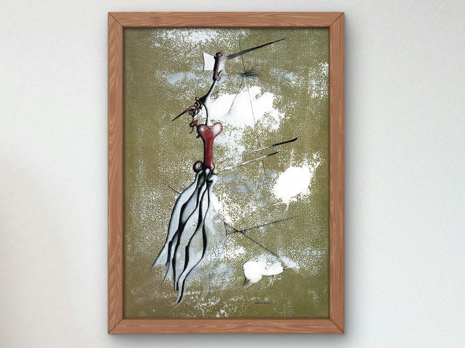 The Angel of Earth and Home by Yves Tanguy, 1943, Surrealism and Modern Art, fine art print