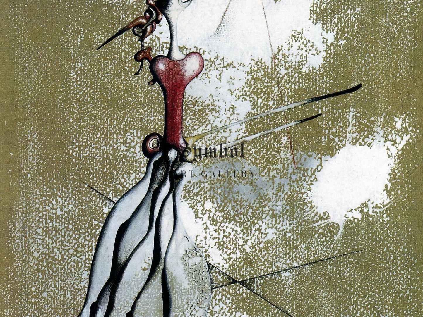 The Angel of Earth and Home by Yves Tanguy, 1943, Surrealism and Modern Art, fine art print