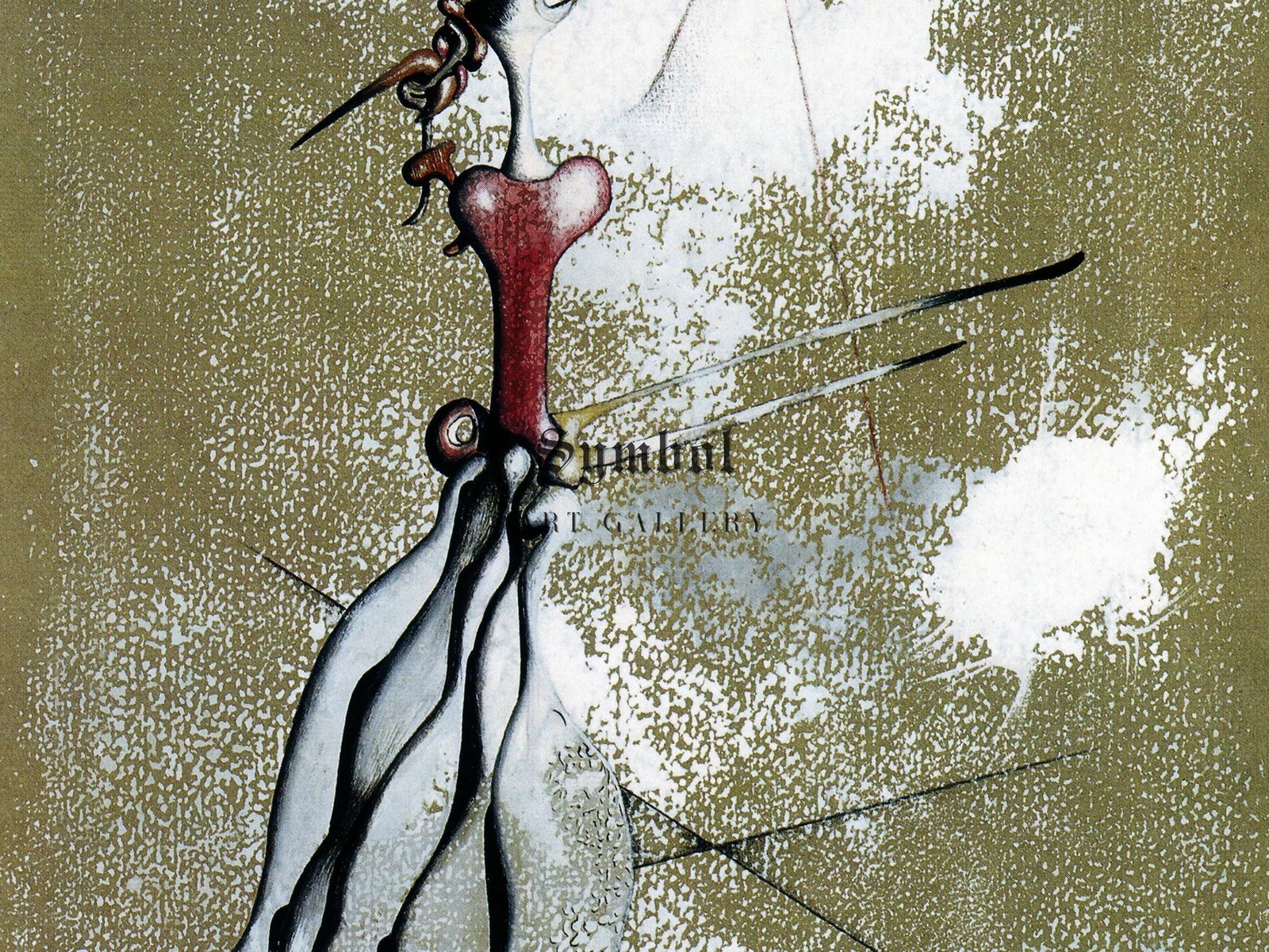 The Angel of Earth and Home by Yves Tanguy, 1943, Surrealism and Modern Art, fine art print