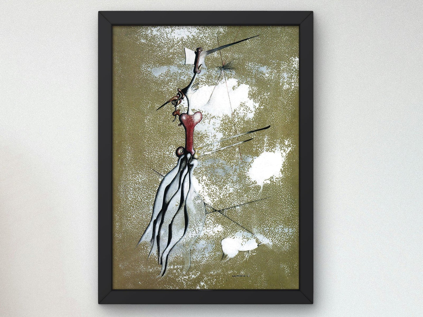 The Angel of Earth and Home by Yves Tanguy, 1943, Surrealism and Modern Art, fine art print