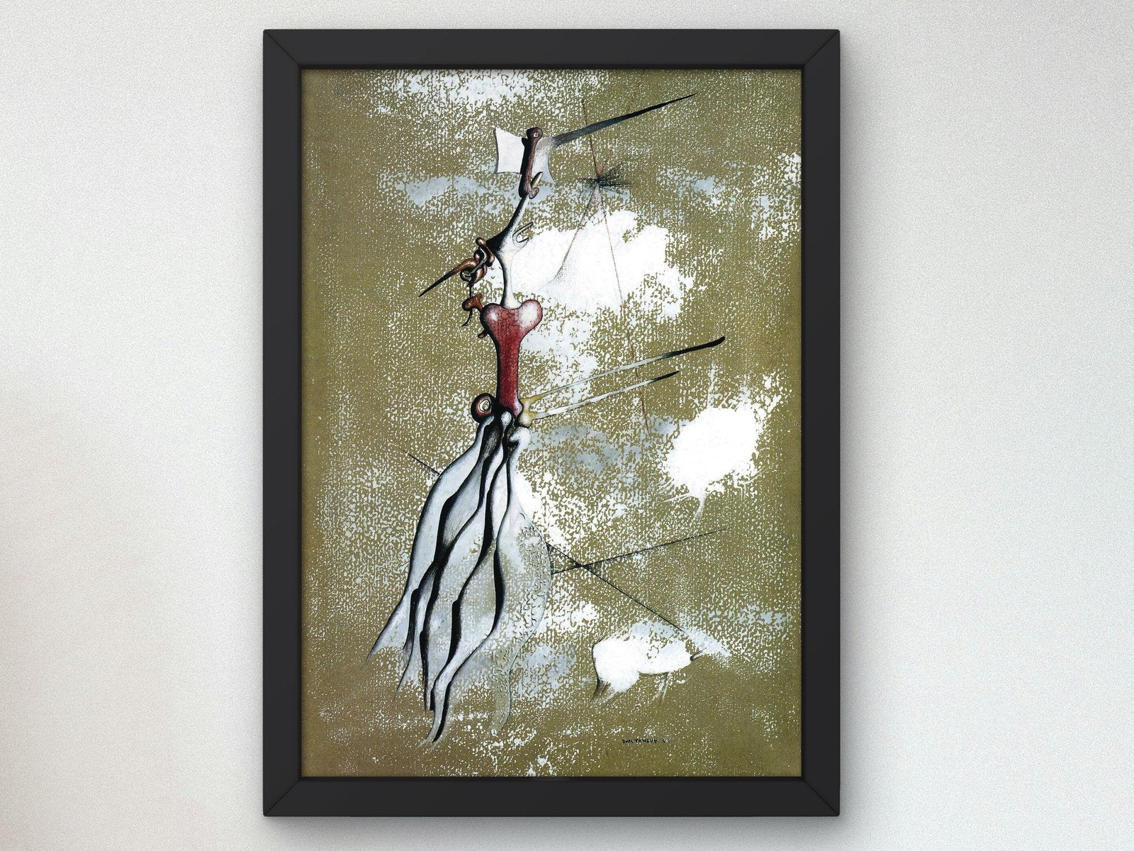 The Angel of Earth and Home by Yves Tanguy, 1943, Surrealism and Modern Art, fine art print