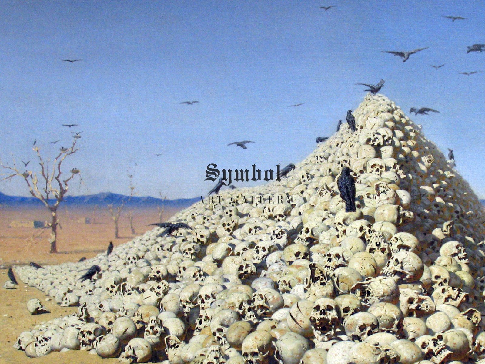 The Apotheosis of War by Vasily Vereshchagin, 1871, Realism and Naturalism, fine art print