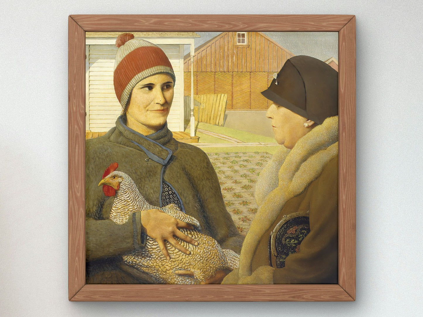 The Appraisal by Grant Wood, 1931, American Regionalism, fine art print