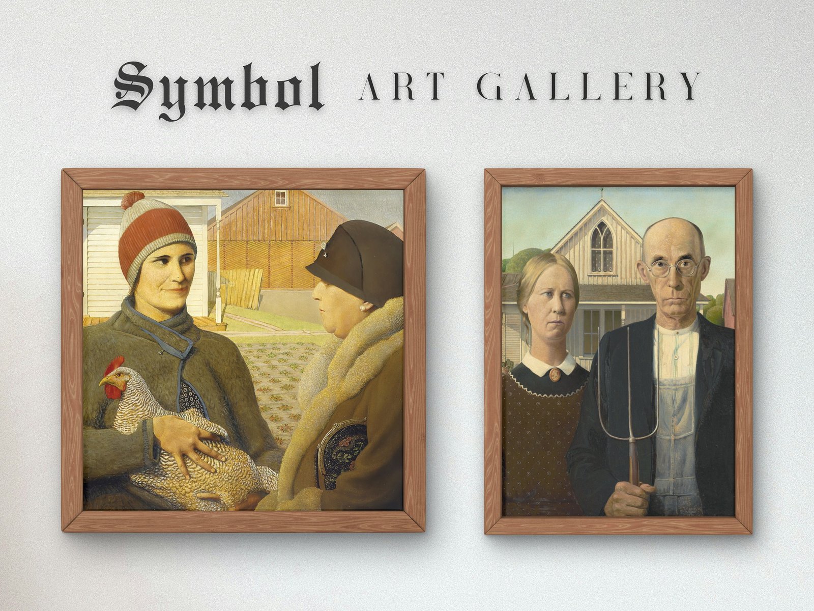 The Appraisal by Grant Wood, 1931, American Regionalism, fine art print