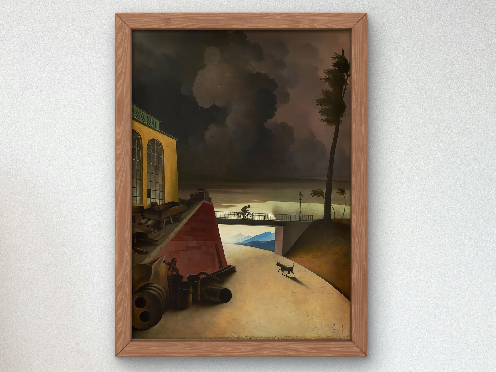 The Approaching Thunderstorm by Franz Sedlacek, 1936, Expressionism, fine art print