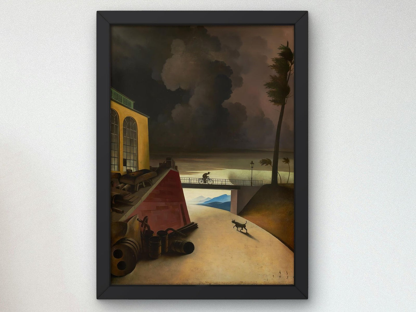 The Approaching Thunderstorm by Franz Sedlacek, 1936, Expressionism, fine art print