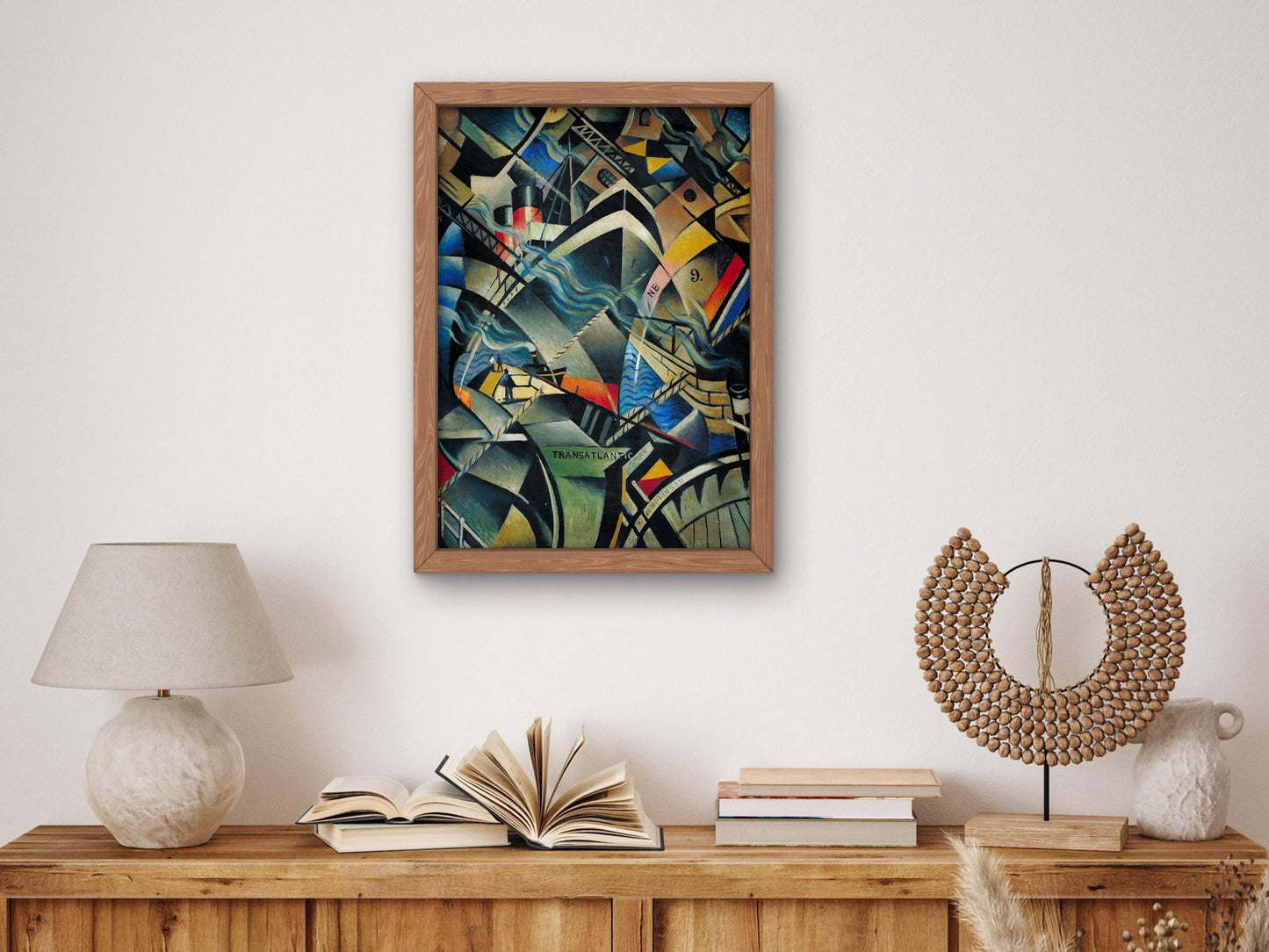 The Arrival by Christopher Nevinson, 1913, Futurism and Constructivism, fine art print