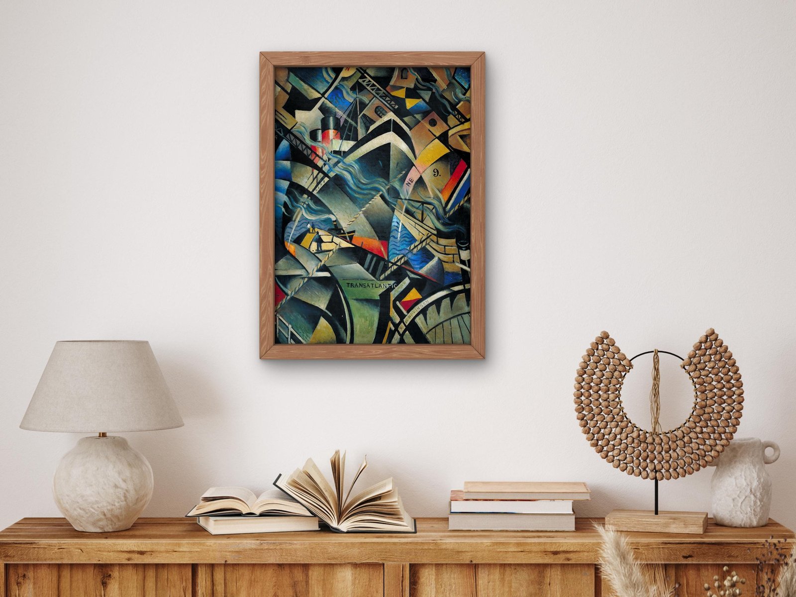 The Arrival by Christopher Nevinson, 1913, Futurism and Constructivism, fine art print
