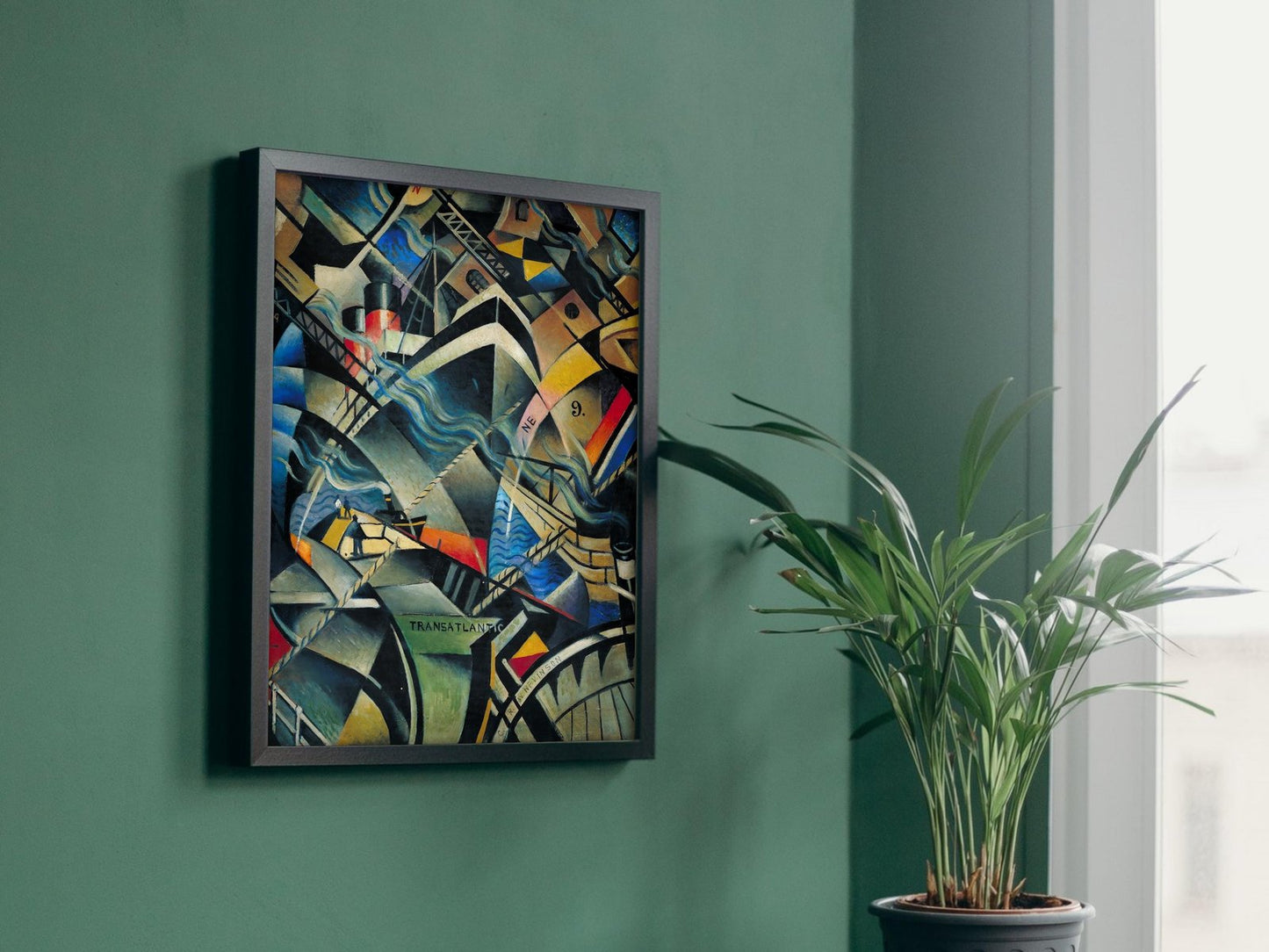 The Arrival by Christopher Nevinson, 1913, Futurism and Constructivism, fine art print