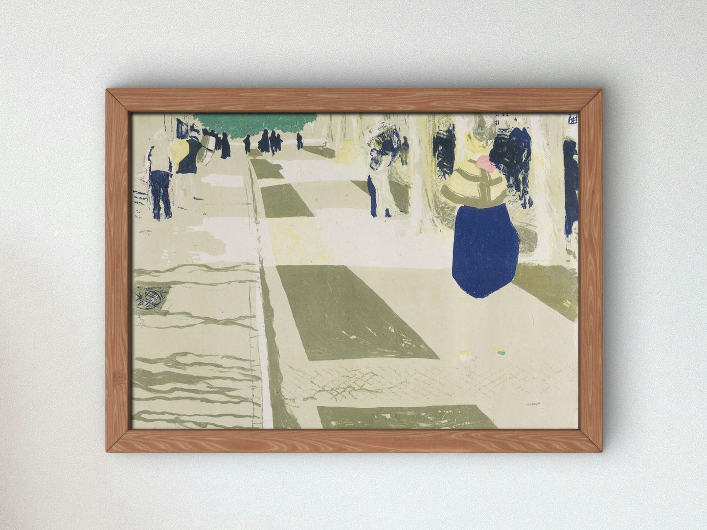 The Avenue by Édouard Vuillard, 1899, Art Nouveau, fine art print