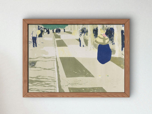 The Avenue by Édouard Vuillard, 1899, Art Nouveau, fine art print
