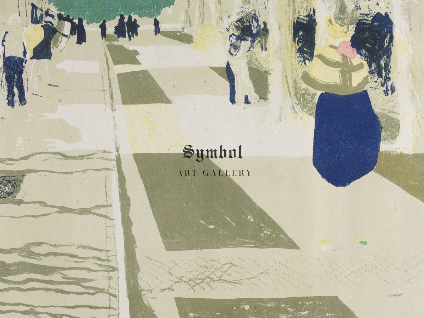 The Avenue by Édouard Vuillard, 1899, Art Nouveau, fine art print