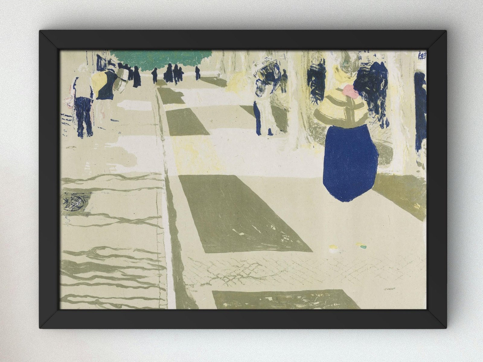 The Avenue by Édouard Vuillard, 1899, Art Nouveau, fine art print