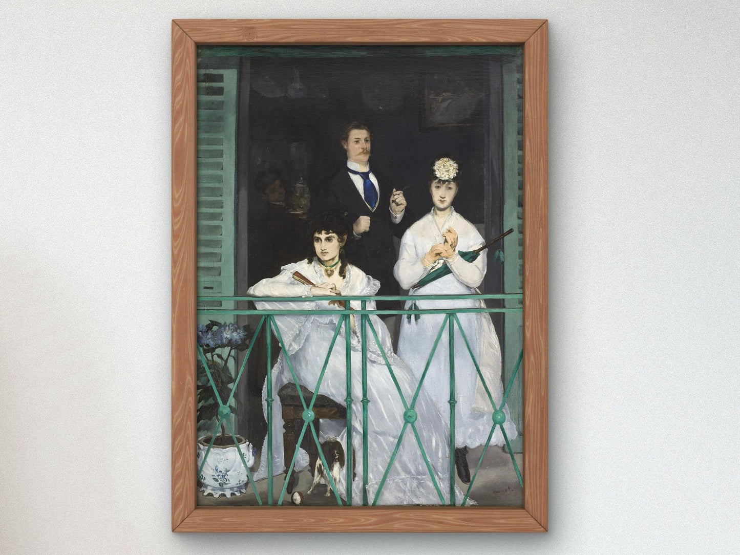 The Balcony by Édouard Manet, 1869, Realism and Naturalism, fine art print