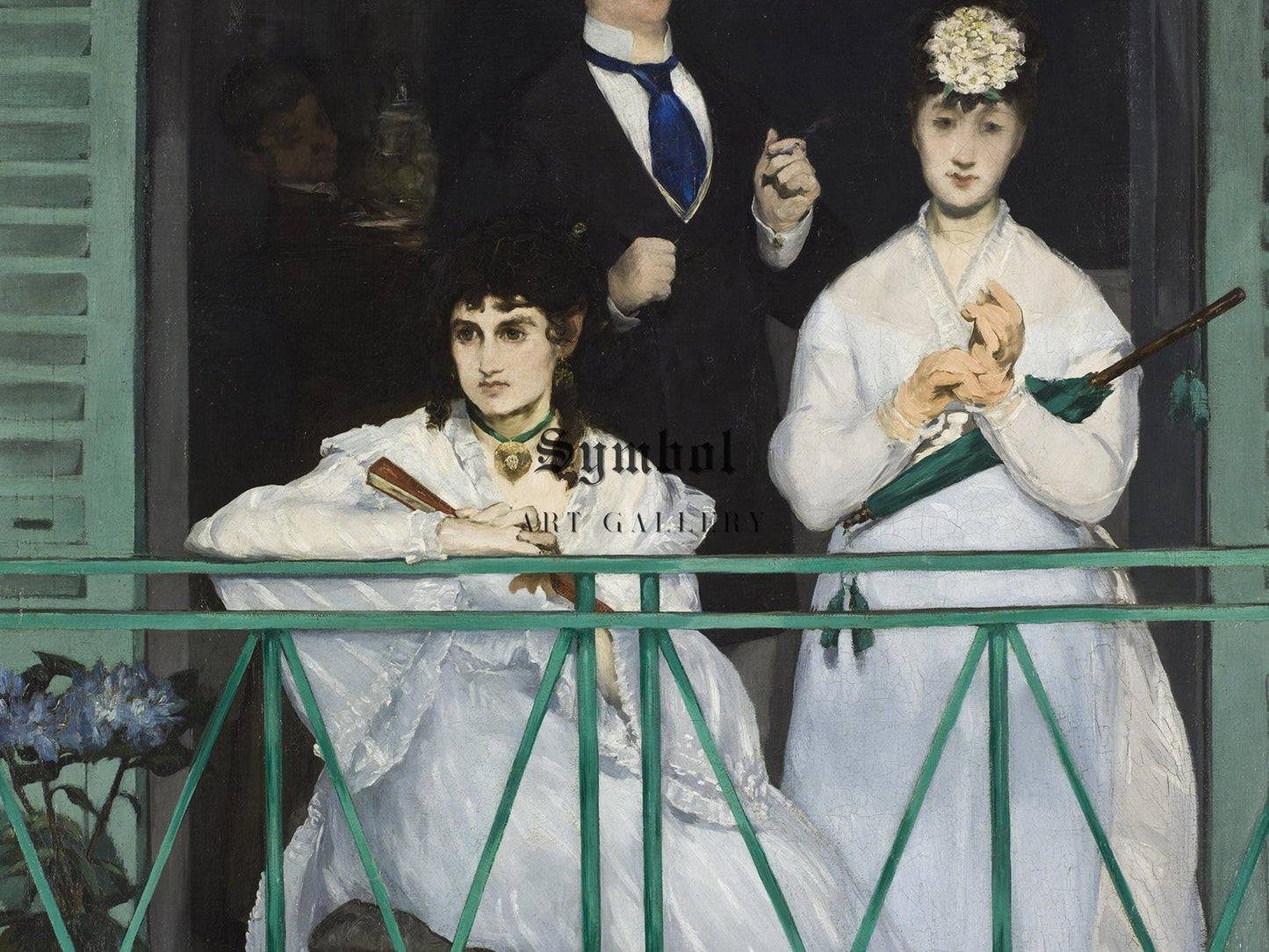 The Balcony by Édouard Manet, 1869, Realism and Naturalism, fine art print