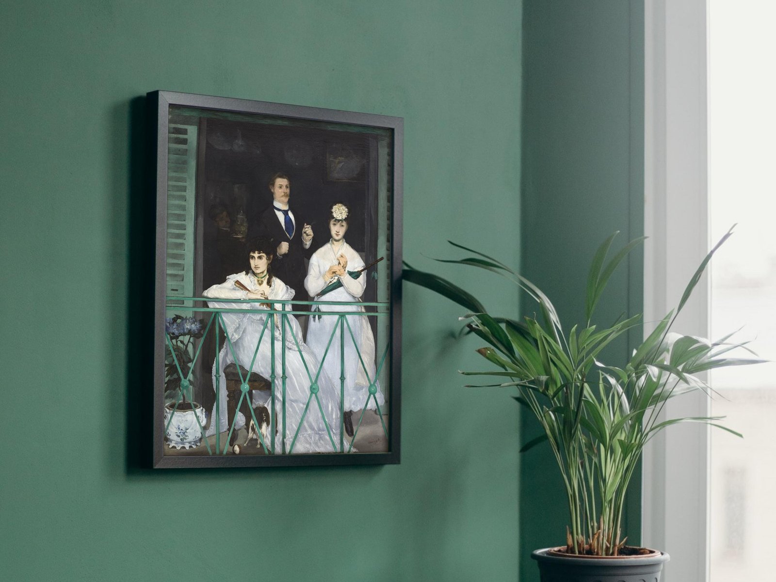 The Balcony by Édouard Manet, 1869, Realism and Naturalism, fine art print