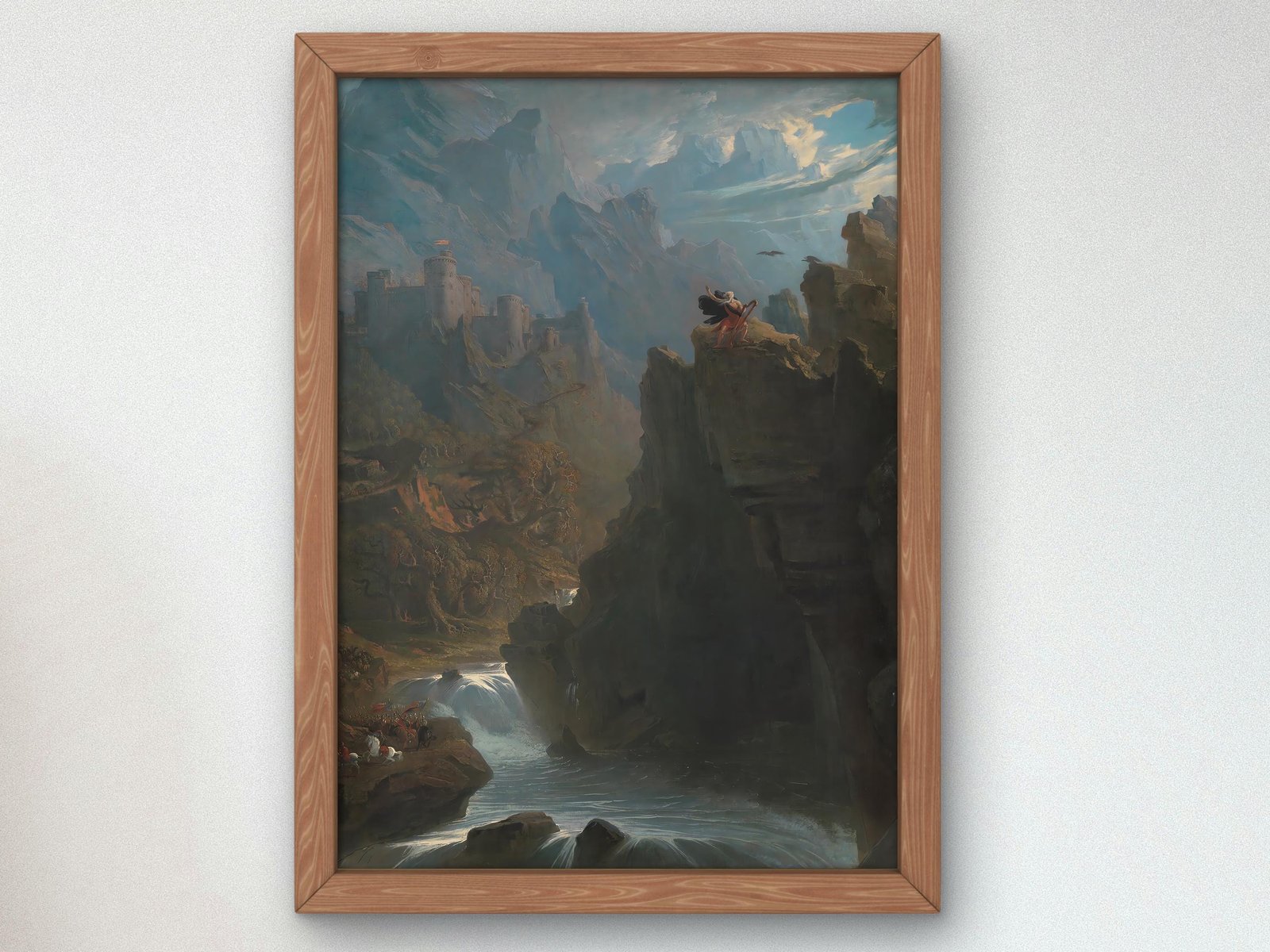 The Bard by John Martin, 1817, Romanticism and Classical Landscapes, fine art print